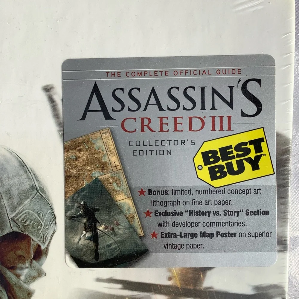 New The Complete Official Book Guide Assassin’s Creed 3 Collector’s Edition